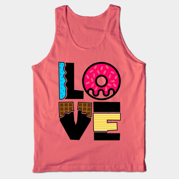 Donut Love Donut Day Gifts Tank Top by trendybestgift